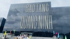 Kiến trúc độc đáo, ấn tượng của Bảo tàng Quảng Ninh. Ảnh: TTXVN.