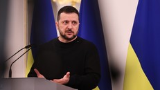 Tổng thống Ukraine Volodymyr Zelensky. Ảnh: Bloomberg.