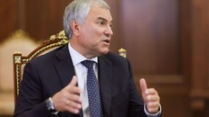 Chủ tịch Duma Quốc gia Nga Vyacheslav Volodin. Ảnh: Khaleej Times.
