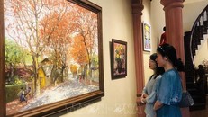 Triển lãm tranh "Mùa hồng thu Thăng Long"