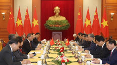 Tổng Bí thư, Chủ tịch nước Tô Lâm tiếp Thủ tướng Trung Quốc Lý Cường thăm chính thức Việt Nam. Ảnh: Trí Dũng/TTXVN.