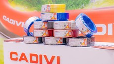Dây và cáp điện bọc nhựa LF & LSHF (không có kim loại chì độc hại) chậm cháy và chống cháy của CADIVI.