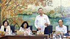 Tổng Bí thư Tô Lâm phát biểu tại buổi thảo luận ở tổ ngày 9/11. Ảnh: Doãn Tấn/TTXVN.