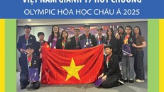 Việt Nam giành 17 huy chương Olympic Hóa học châu Á 2025