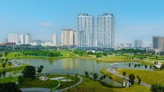 Công viên The Matrix One có quy mô 14ha là công viên lớn nhất quận Nam Từ Liêm