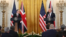 Thủ tướng Anh Keir Starmer và Tổng thống Mỹ Donald Trump. Ảnh: ABC News.