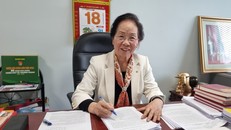 GS.TS. Nguyễn Thị Doan, Chủ tịch Hội Khuyến học Việt Nam nhấn mạnh: "Học tập suốt đời không chỉ là trách nhiệm cá nhân, mà còn là nhiệm vụ chung của cả hệ thống chính trị". Ảnh: VGP/Thu Trang