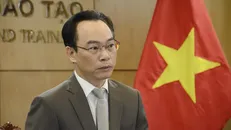 Thứ trưởng Bộ Giáo dục và Đào tạo Hoàng Minh Sơn. Ảnh: TTXVN.