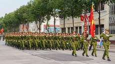 Các đội hình tham gia diễu binh đã có mặt tại Đồng Nai tập luyện và chờ ngày lên TP Hồ Chí Minh tổng duyệt.