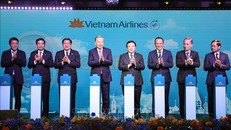 Tổng Bí thư Tô Lâm dự Lễ công bố đường bay thẳng Hà Nội - Moskva tại Liên bang Nga