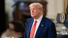 Tổng thống Mỹ Donald Trump. Ảnh: THX/TTXVN