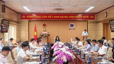  Hội nghị trực tuyến toàn quốc về đánh giá đợt cao điểm đấu tranh chống buôn lậu, gian lận thương mại và hàng giả trong lĩnh vực y tế do Bộ Y tế tổ chức.