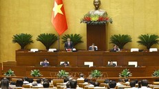 Phó Chủ tịch Quốc hội Vũ Hồng Thanh phát biểu. Ảnh: Doãn Tấn/TTXVN.