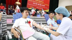 Chương trình thu hút được 500 tình nguyện viên tại Ninh Bình tham gia hiến máu tình nguyện.