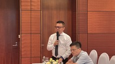 Đồng chí Lê Quốc Minh, Uỷ viên Trung ương Đảng, Tổng Biên tập báo Nhân Dân, Phó Trưởng Ban Tuyên giáo và Dân vận Trung ương, Chủ tịch Hội Nhà báo Việt Nam.