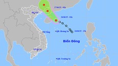 Áp thấp nhiệt đới trên Biển Đông gây mưa lớn diện rộng