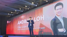 Ông Andrew Loh, Tổng Giám đốc AIA Việt Nam tại lễ ra mắt bộ đôi sản phẩm bảo hiểm mới