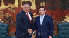Thủ tướng Phạm Minh Chính tiếp Bộ trưởng Ngoại giao và Hợp tác Timor - Leste