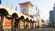 Khu vực trung tâm Thành phố Hồ Chí Minh. (Ảnh: Hồng Đạt/TTXVN)