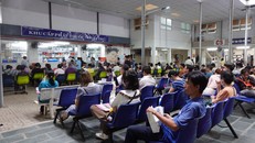 Không chỉ trẻ em, người lớn đến khám và nhập viện liên đến các bệnh về đường hô hấp, cúm mùa… có xu hướng gia tăng.