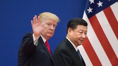 Tổng thống Mỹ Donald Trump và Chủ tịch Trung Quốc Tập Cận Bình trong một cuộc gặp năm 2019.