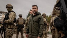 Tổng thống Ukraine Volodymyr Zelensky. Ảnh: NYT.