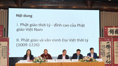 Đoàn chủ trì hội thảo