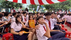 Học sinh TP Hồ Chí Minh trong một buổi tư vấn hướng nghiệp.