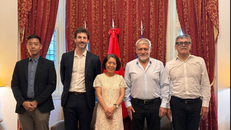 Đại sứ Việt Nam tại Argentina Ngô Minh Nguyệt tiếp đoàn Liên đoàn công chức nhà nước Mỹ Latinh và Caribe (CLATE).