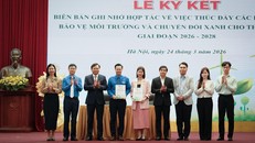 Quỹ Vì tương lai xanh cùng Đoàn Thanh niên Bộ Nông nghiệp & Môi trường chung tay thúc đẩy sáng kiến xanh