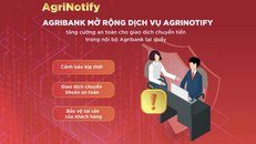 Agribank nâng cao cảnh báo tài khoản người nhận có dấu hiệu nghi ngờ gian lận, lừa đảo tại quầy giao dịch