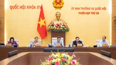 Chủ tịch Quốc hội Trần Thanh Mẫn chủ trì Phiên họp.