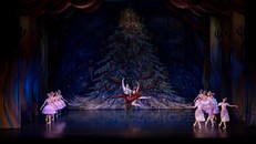 Một cảnh trong vở diễn Kẹp hạt dẻ trên sân khấu Nhà hát Hồ Gươm. Ảnh: BTC.