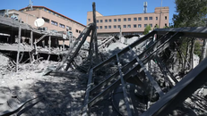 Cảnh tàn phá do xung đột tại Tehran, Iran, ngày 7/4/2026.