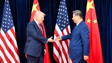 Tổng thống Mỹ Donald Trump và Chủ tịch Trung Quốc Tập Cận Bình trong cuộc gặp hồi tháng 10/2025.