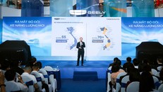 Sự kiện ra mắt 2 dòng xe năng lượng mới Geely EX5 EM-i và Geely EX2 của Geely Việt Nam, một thương hiệu Tasco đang nhập khẩu và phân phối tại Việt Nam.