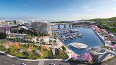 Dự án bến du thuyền Yacht Bay thuộc quy hoạch tổng thể Skytopia. Ảnh: AAHK.