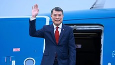 Thủ tướng Lê Minh Hưng lên đường tham dự Hội nghị Cấp cao ASEAN lần thứ 48 tại Cebu, Philippines. Ảnh: Dương Giang/TTXVN.