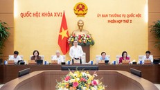 Chủ tịch Quốc hội Trần Thanh Mẫn chủ trì Phiên họp.