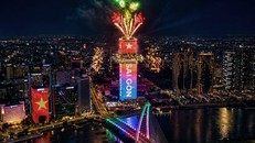 Những công trình mang hơi thở tương lai được xây dựng trên tọa độ lịch sử. Ảnh: Saigon Marina IFC.