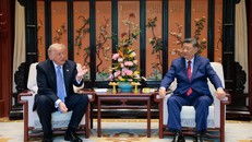 Chủ tịch Trung Quốc Tập Cận Bình và Tổng thống Mỹ Donald Trump đã tiến hành cuộc gặp tiếp theo tại khu Trung Nam Hải, Bắc Kinh.