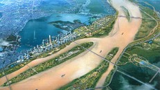Việc quo hoạch sông Hồng đang là đề tài tranh cãi 