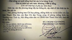 Báo cáo nhanh thiệt hại 1.000 tỉ đồng trước đó của Thanh Hóa.