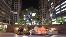 Tết Trung thu được tổ chức hoành tráng ở nhiều khu cư dân 