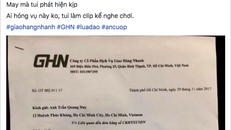 Nội dung tố cáo giaohangnhanh.vn trên mạng xã hội