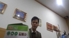 Ảnh ông Lê Khắc Hoà, Giám đốc Công ty TNHH Công nghệ Điện-Điện tử Việt Nam (Chủ sở hữu thương hiệu VnTech) được cắt ra từ Clip