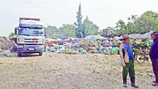 Hoạt động sản xuất hạt nhựa từ phế liệu gây ô nhiễm không khí nghiêm trọng.