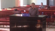 Bị cáo A Hồ tại phiên xử.