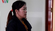 Bị cáo Nguyễn Thị Út Tha tại phiên tòa ngày 9/3.