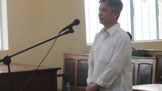 Bị cáo Ngô Trường Sơn tại phiên tòa.